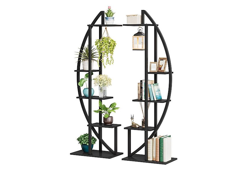 Tribesigns Blumenständer Pflanzenregal (2 St), 5-Tier Metall-Pflanzenstände günstig online kaufen