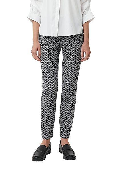 Comma Leggings mit All-Over Print günstig online kaufen