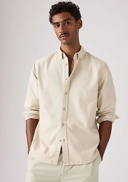 Levis Langarmhemd "AUTHENTIC BUTTON DOWN" mit Ton-in-Ton Logostickerei auf günstig online kaufen