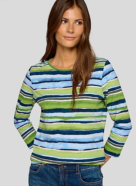 Rabe 3/4-Arm-Shirt, im Streifen-Look günstig online kaufen