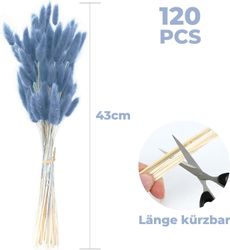 Kunstblume 120 Stück Pampasgras Klein, Hasenschwanzgras günstig online kaufen