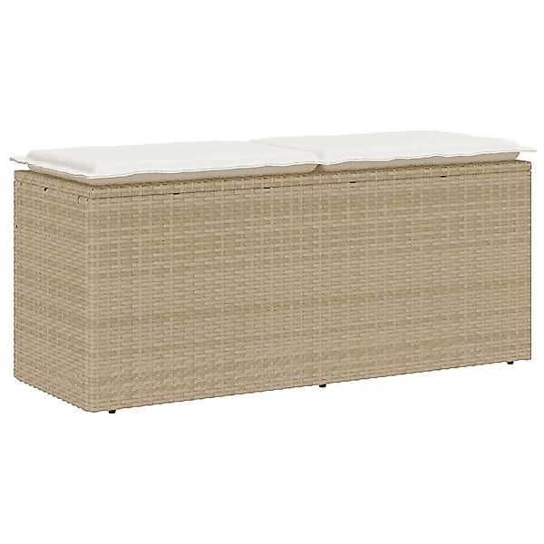 vidaXL Gartenbank Gartenbank mit Kissen Beige günstig online kaufen