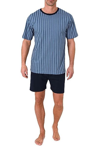 Normann Pyjama Normann Herren Schlafanzug kurzarm Shorty Pyjama in edler Op günstig online kaufen
