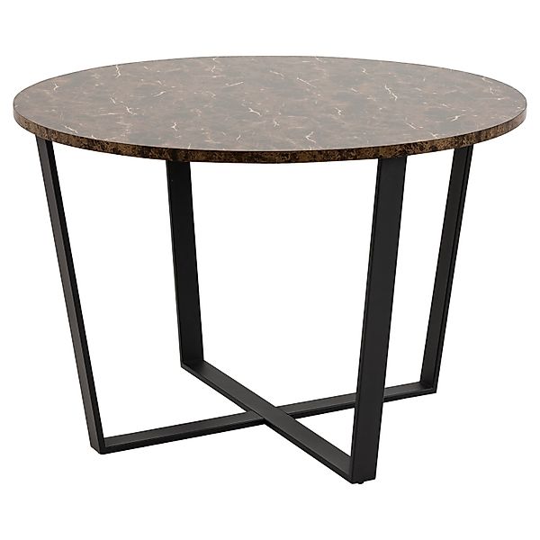 ebuy24 Amst Esstisch Marmor Print Braun günstig online kaufen