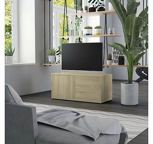 furnicato TV-Schrank Sonoma-Eiche 80x34x36 cm Holzwerkstoff günstig online kaufen