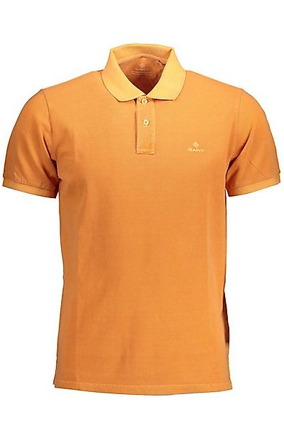 Gant Poloshirt Herren Kurzarm-Poloshirt in Orange mit Stickerei günstig online kaufen