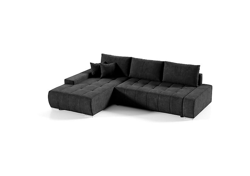 Beautysofa Ecksofa Draco L mit Schlaffunktion, in pflegeleichten Stoffen, B günstig online kaufen