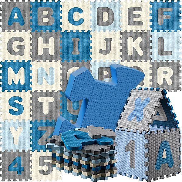Puzzlematte 86-tlg. Blau günstig online kaufen