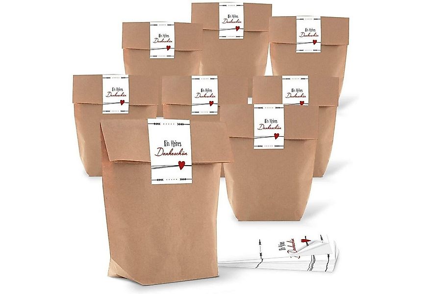 Logbuch-Verlag Dekofigur 5 kleine Gastgeschenk Verpackung Geschenktüte Tüte günstig online kaufen