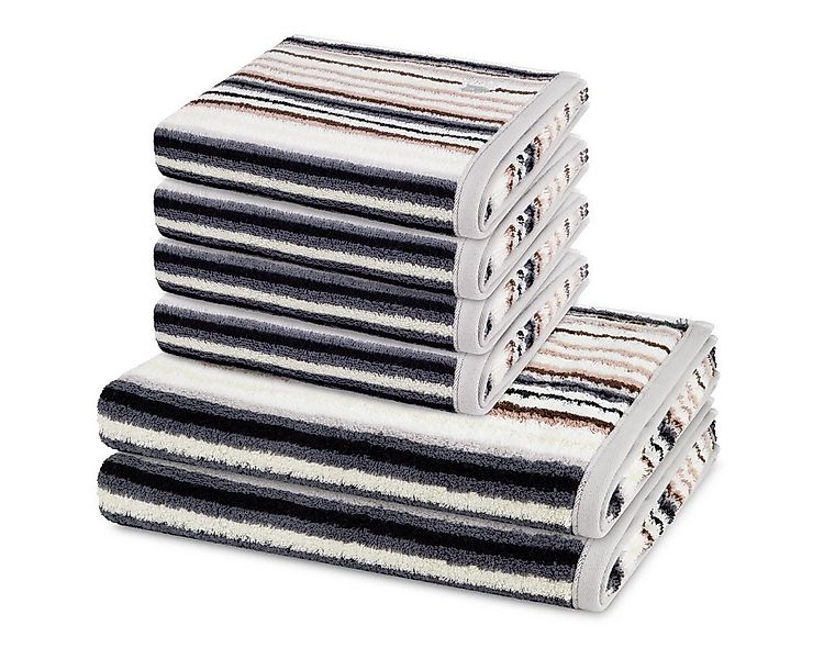 ROSS Handtuch Set Vita, Walkfrottee (Spar-Set, 6-St), 4 X Handtuch 2 X Dusc günstig online kaufen