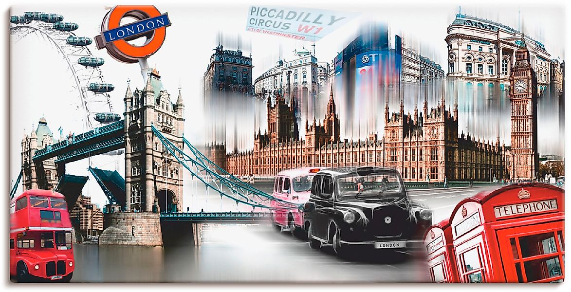 Artland Wandbild »London Skyline Collage IV« Großbritannien 1 Stk. tlg. als günstig online kaufen