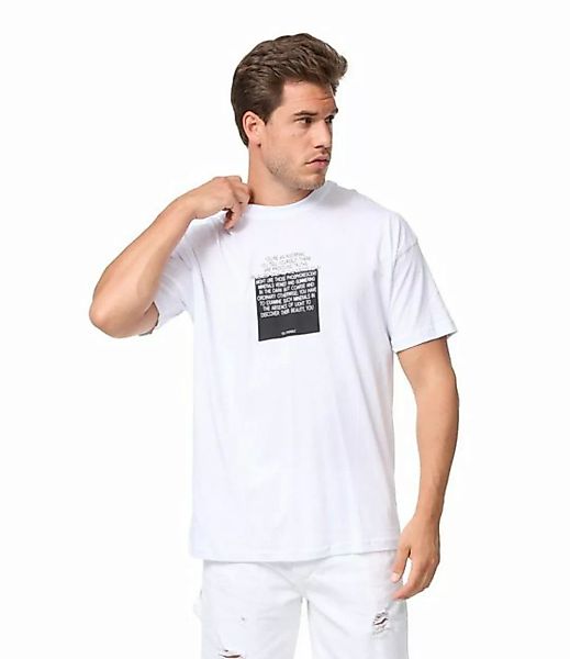 Denim House T-Shirt OVERSIZED Herren T-SHIRT mit lässigem Druck Ultra Heavy günstig online kaufen