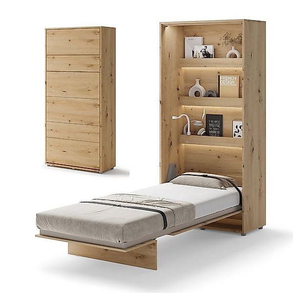 Compleo Schrankbett Vertical Wandklappbett Lenart Bed Concept, Ideal für kl günstig online kaufen