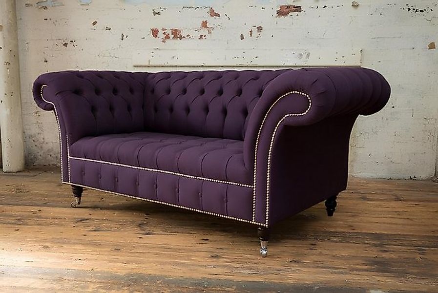 Xlmoebel Sofa Zweisitzer Chesterfield Sofa mit Polsterung, Designer-Sofa mi günstig online kaufen