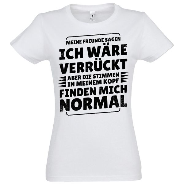 Youth Designz Print-Shirt Verrückt Normal Damen günstig online kaufen