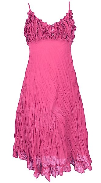 Guru-Shop Midikleid Boho Sommerkleid, luftiges Krinkelkleid,.. günstig online kaufen