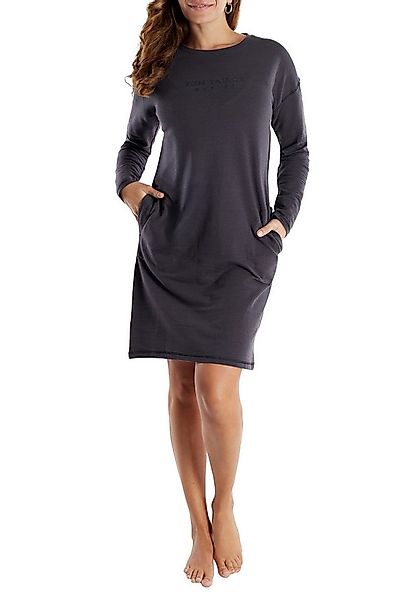 TOM TAILOR Nachthemd TOM TAILOR Damen Nachthemd grau quergestreift (1-tlg) günstig online kaufen