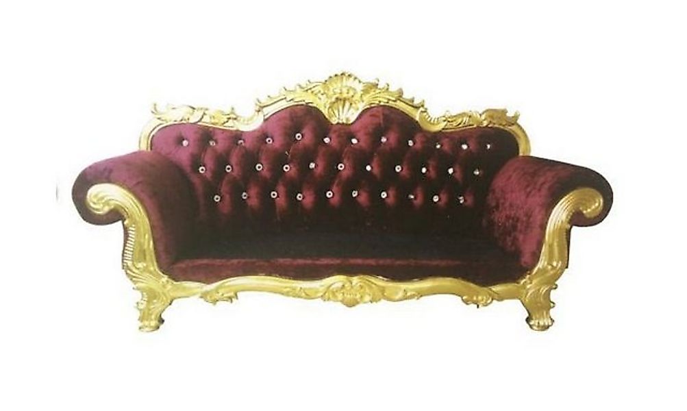 JVmoebel Sofa Klassischer Chesterfield Dreisitzer- 3-er Couch Königliches D günstig online kaufen