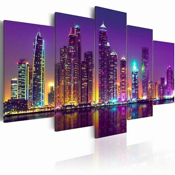 artgeist Wandbild Purple Nights mehrfarbig Gr. 200 x 100 günstig online kaufen