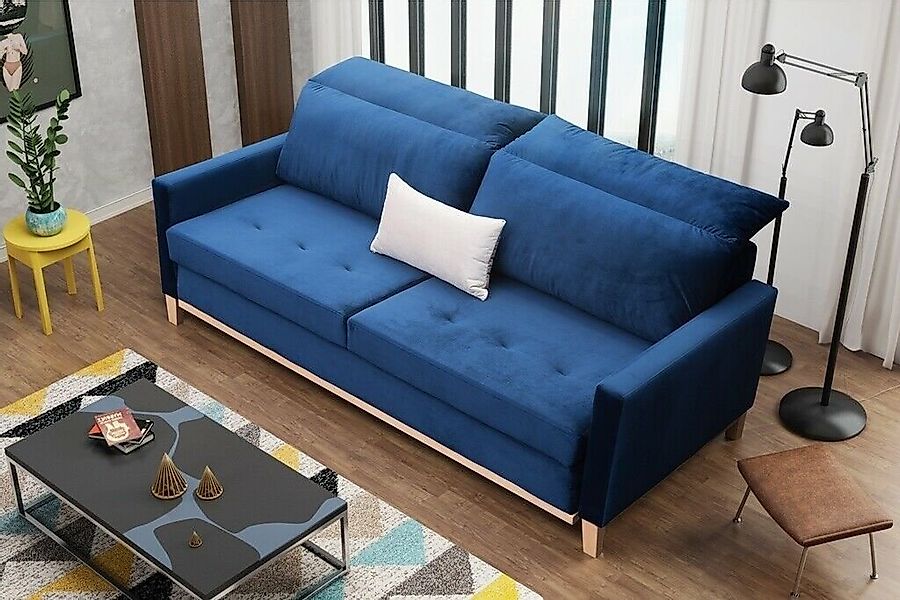JVmoebel Sofa Sofa Wohnzimmermöbel Schlaffunktion robust langlebig, 1 Teile günstig online kaufen