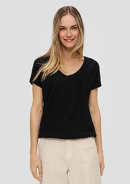 s.Oliver Kurzarmshirt T-Shirt T-Shirt mit überschnittenen Schultern günstig online kaufen