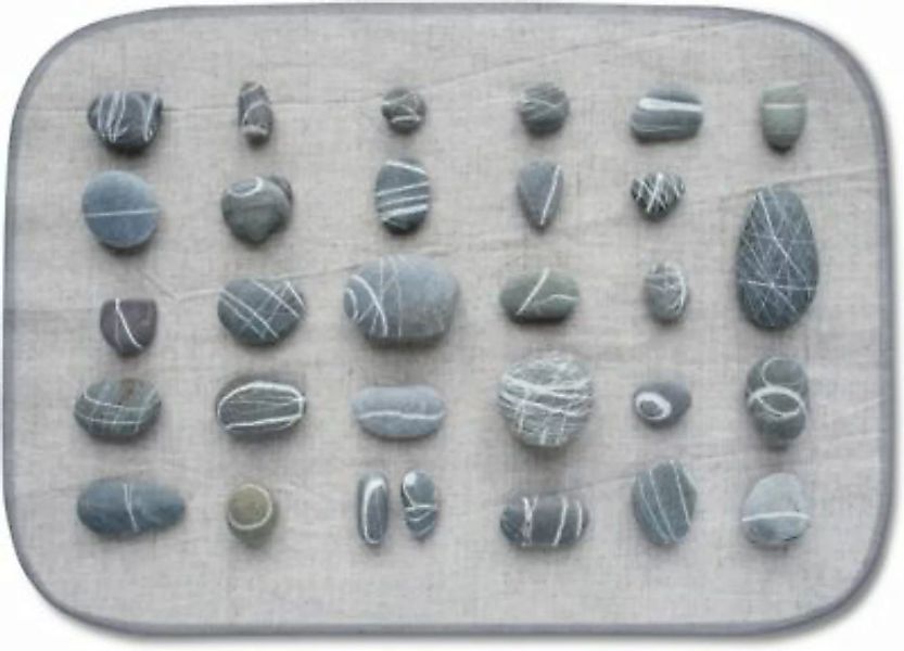 ACHOKA® "Badematte ""Stone"" 40x60cm" grau/anthrazit Gr. 40 x 60 günstig online kaufen