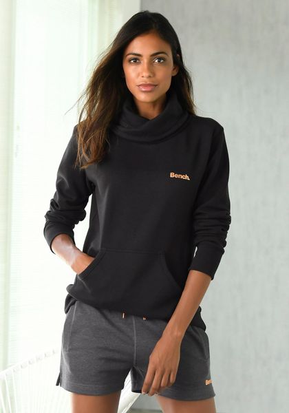Bench. Loungewear Longsweatshirt mit Stehkragen in günstig online kaufen