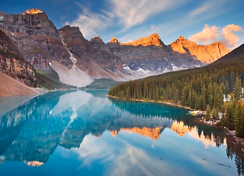 Papermoon Fototapete »Moraine Lake Rocky Mountains« günstig online kaufen