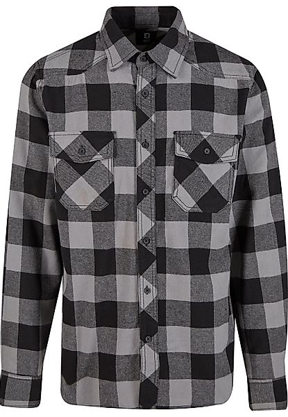 Brandit Langarmhemd Brandit Herren Checked Shirt günstig online kaufen