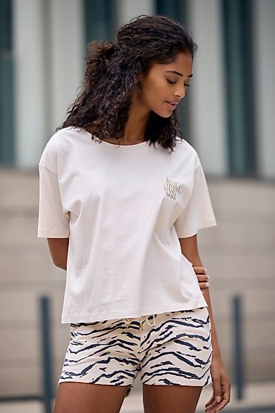 Buffalo T-Shirt, mit aufwendigen Foil Print vorn günstig online kaufen