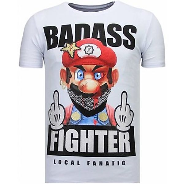 Local Fanatic  T-Shirt Fight Club Mario Strass günstig online kaufen