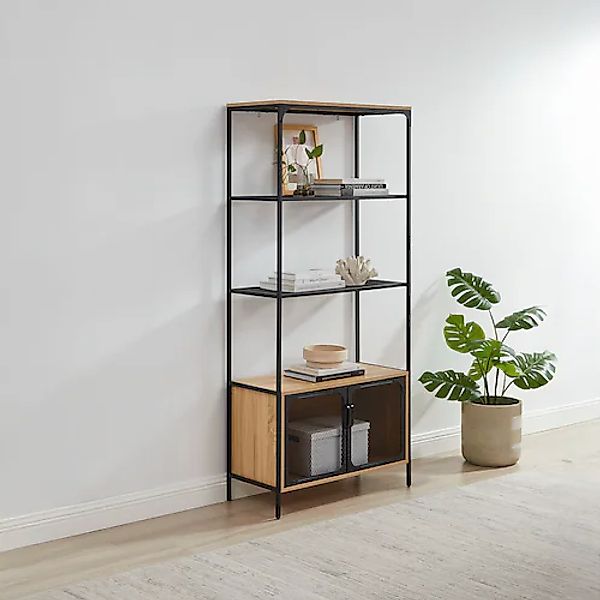 OTTO home Regal »Amance« Metallgestell, viel Stauraum und ideal für Saugrob günstig online kaufen