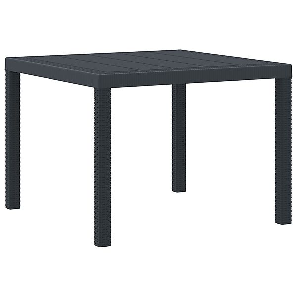 vidaXL Gartentisch Gartentisch Anthrazit 100x100x73 cm günstig online kaufen