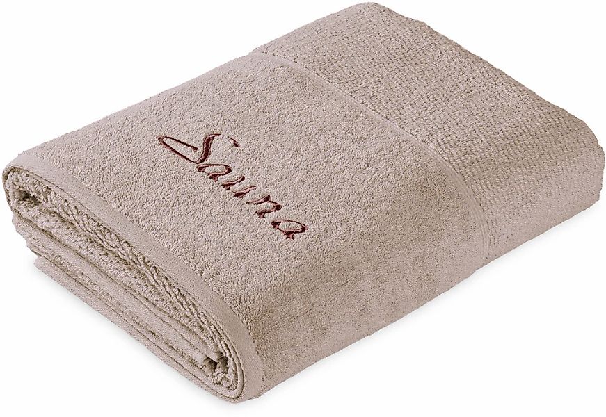 Möve for frottana Saunatuch "Pearl" mit Perloptik, 80x200 cm günstig online kaufen