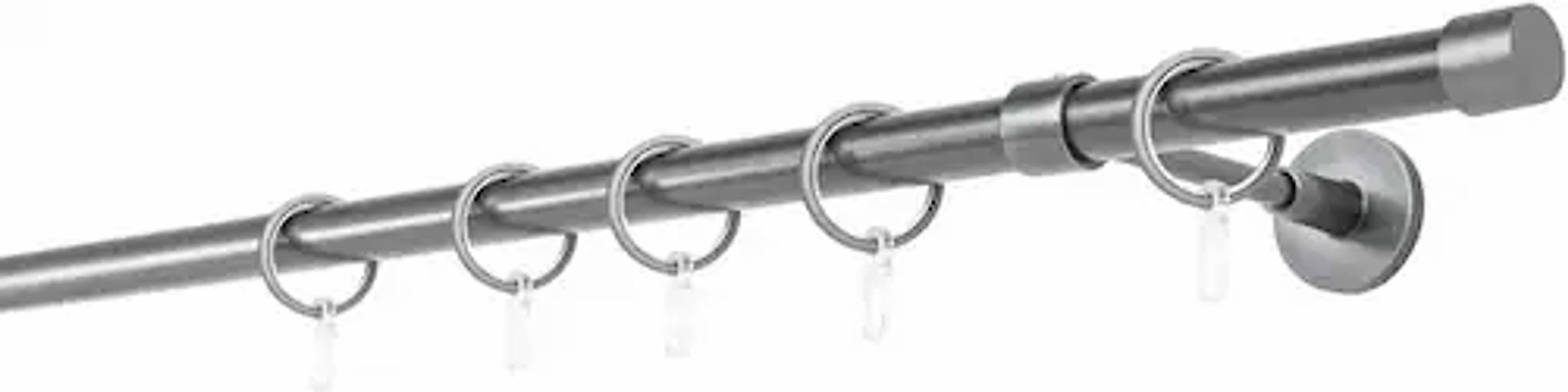mydeco Gardinenstange »20mm Cap Wandträger 14 cm«, 1 läufig-läufig, Fixmaß günstig online kaufen