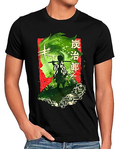 style3 T-Shirt Water Fight demon slayer anime japan manga cosplay günstig online kaufen