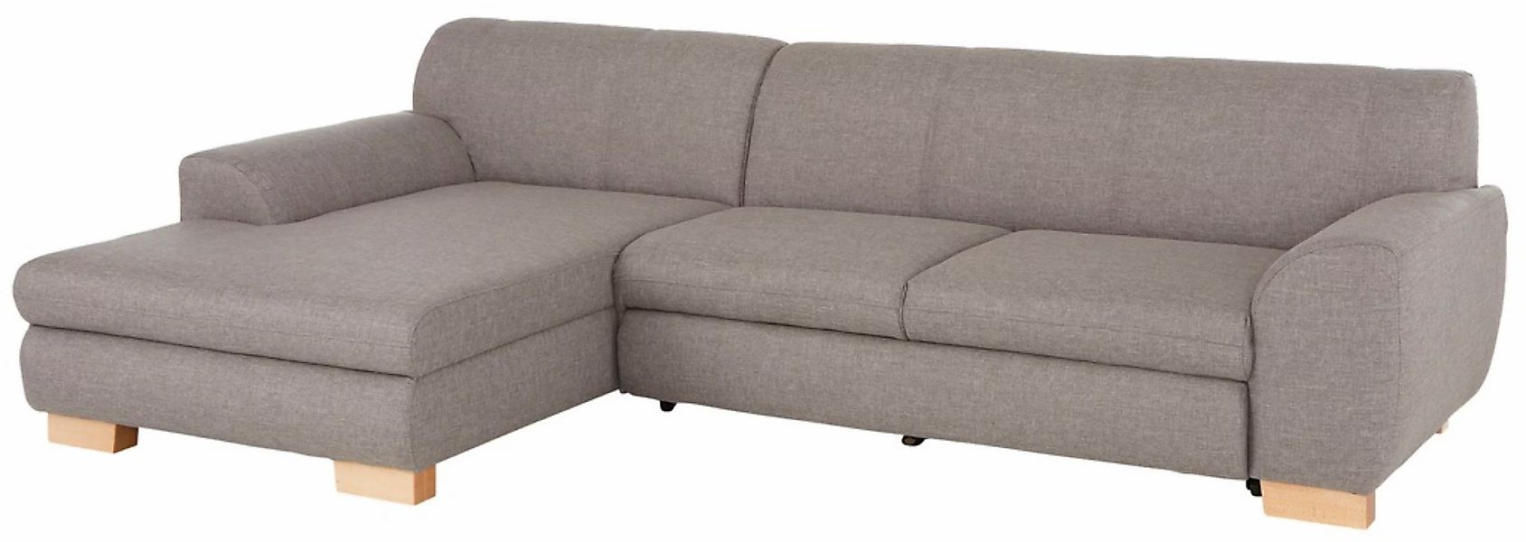 Home affaire Ecksofa »Nika L-Form«, Polsterecke, Struktur fein oder Melrose günstig online kaufen