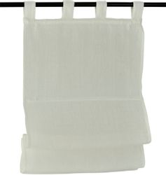 Kutti Raffrollo "Metis Leinen" mit Schlaufen freihängend einfarbig, blickdi günstig online kaufen