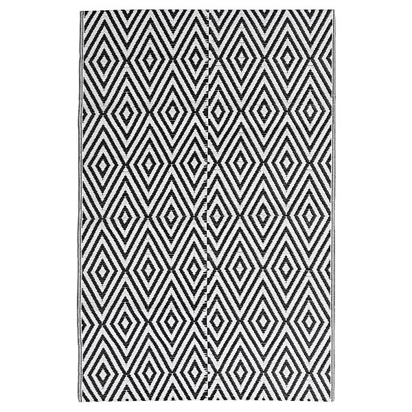 vidaXL Outdoorteppich Schwarz 140x200 Cm Pp 1085999 günstig online kaufen