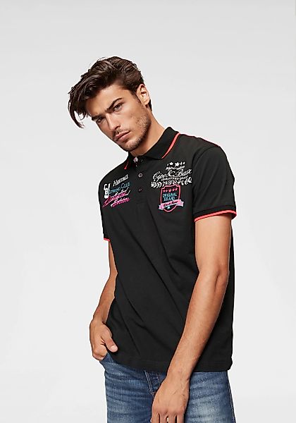 Cipo & Baxx Poloshirt "Rowing Club" bis Gr. 5XL günstig online kaufen