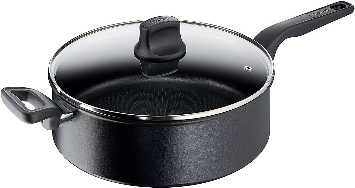 Tefal Schmorpfanne »Hard Titanium Pro«, Aluminium, Induktionspfanne, Temper günstig online kaufen
