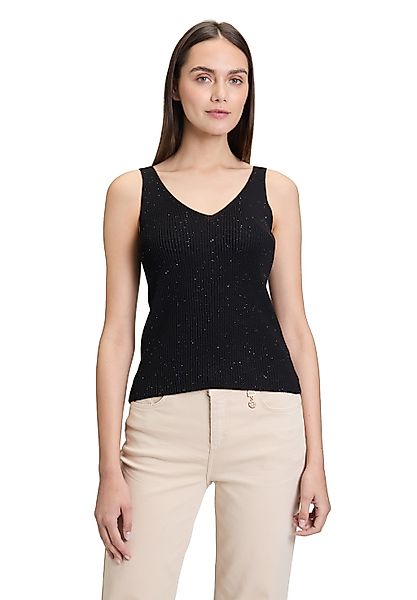 Cartoon Trägertop "Damen Strick-Top im Glitzer-Look" günstig online kaufen