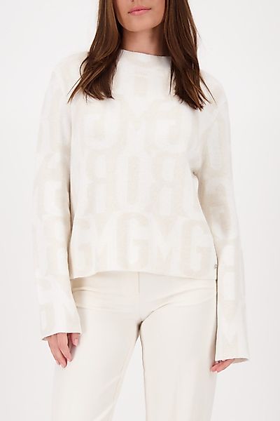 Monari Strickpullover Pullover Schriftenmix Regular fit günstig online kaufen