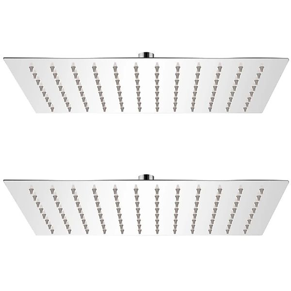 vidaXL Regenduschkopf Regenduschköpfe 2 Stk. Edelstahl günstig online kaufen
