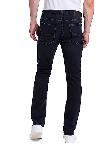 Cross Jeans Herren Jeans Damien - Slim Fit - Blau - Blue Black günstig online kaufen