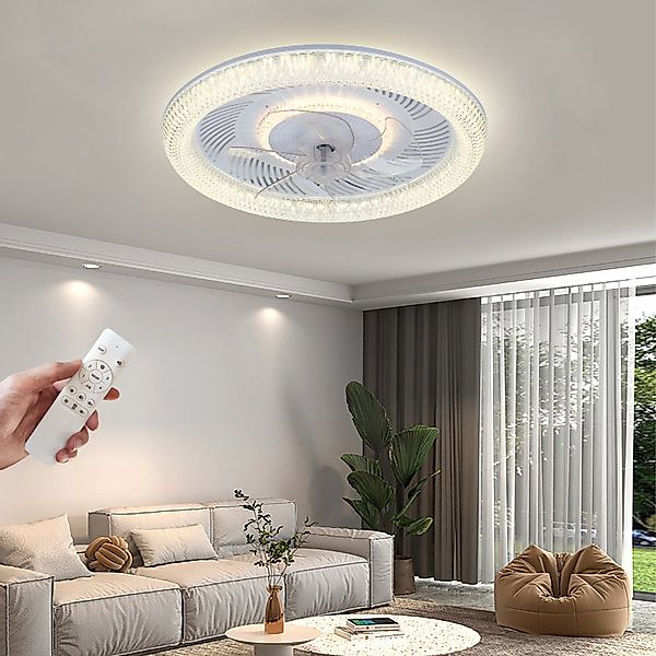 JDONG Deckenventilator mit Beleuchtung und Timer günstig online kaufen