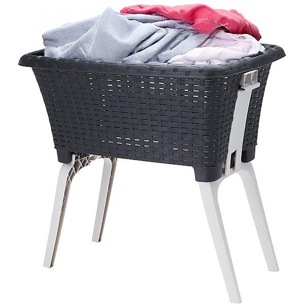 Koopman Wäschekorb Einkaufskorb Wäschewanne Korb Box günstig online kaufen