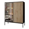 Lookway Hochschrank ECLIPSE WT104 niedrige Vitrine günstig online kaufen