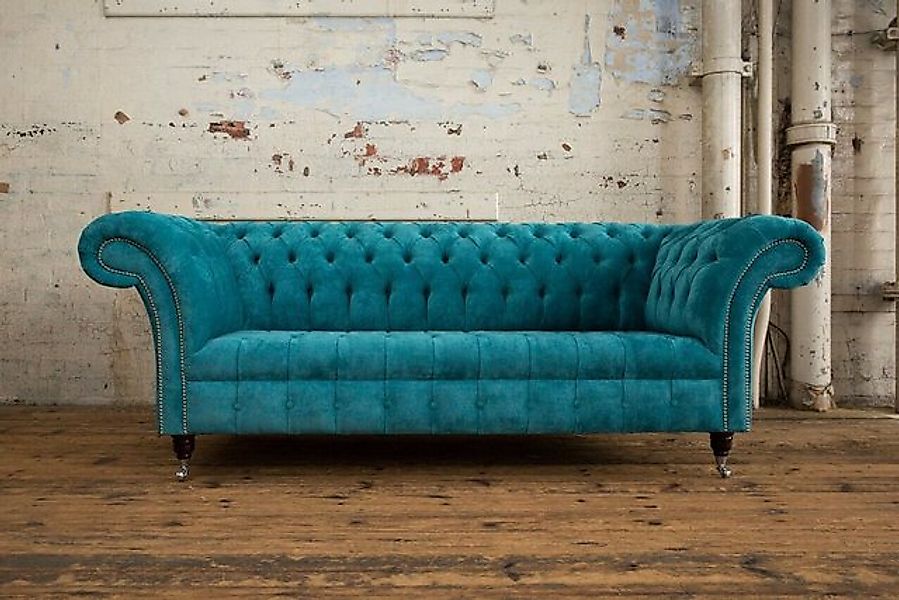 JVmoebel Chesterfield-Sofa Chesterfield Original Sofa JVMoebel Couch Textil günstig online kaufen