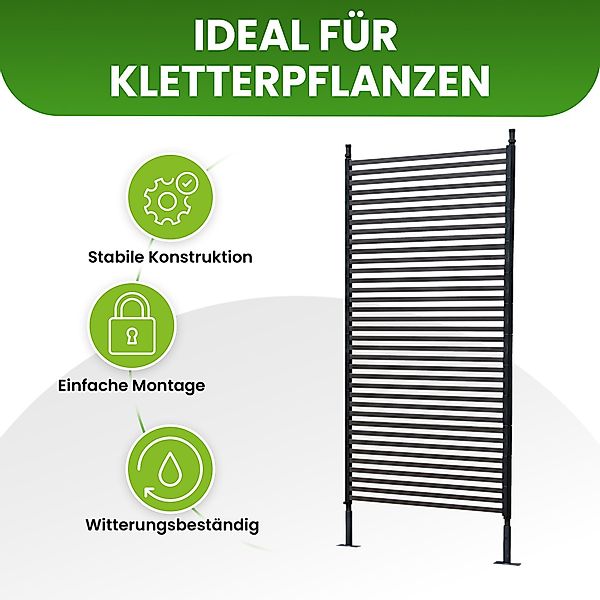 Gartenwelt Riegelsberger Gartenzaun Lamellenzaun braun (ohne günstig online kaufen